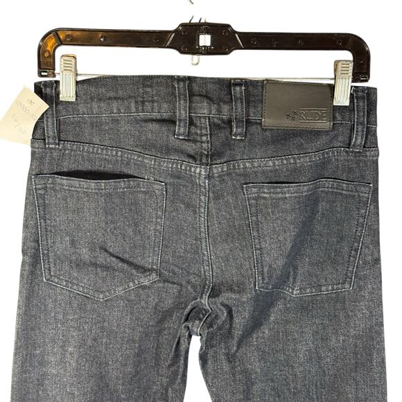 RUDE Hot Topic NWOT Men's 26x32 Dark Indigo Blue Super Skinny Jeans Stretch - Picture 9 of 11